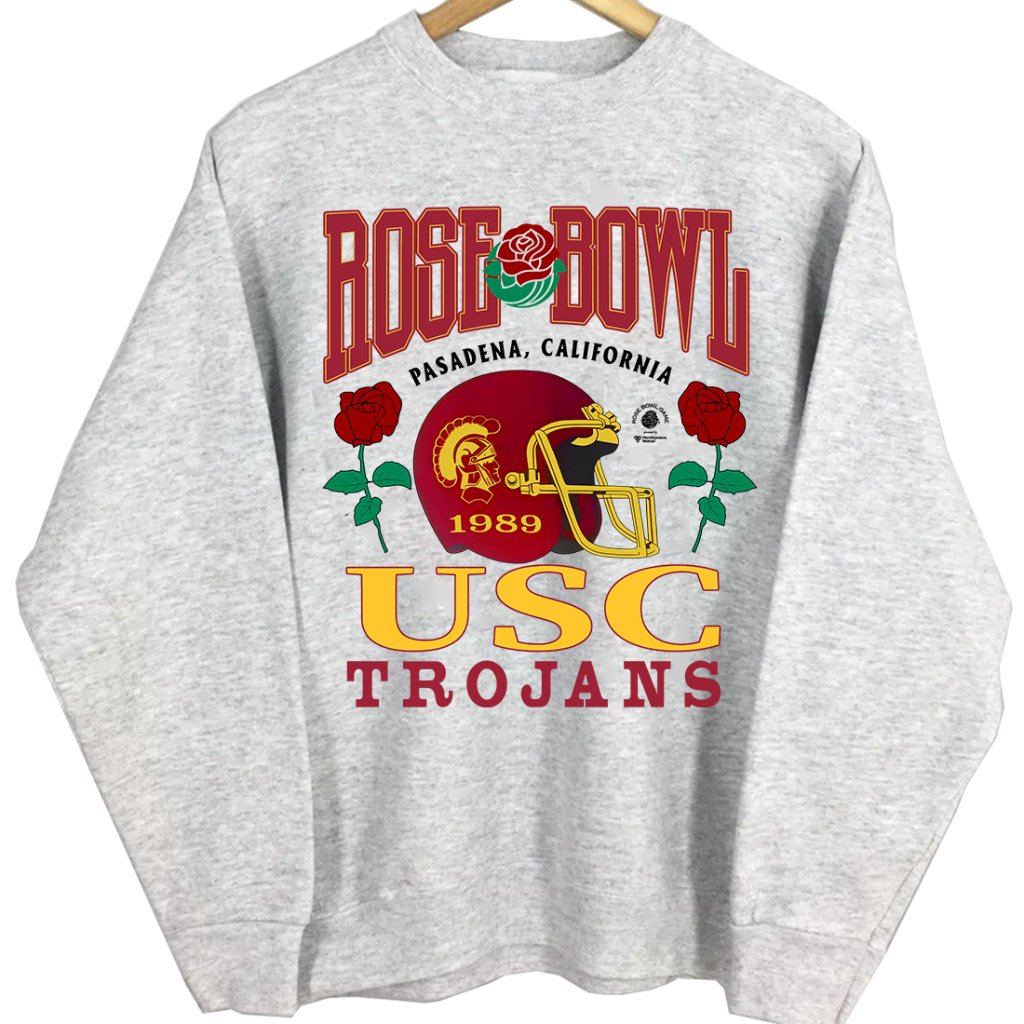 Ncaa Usc Trojans 1989 Rose Bowl Football Retro Shirt Sweatshirt Sweater